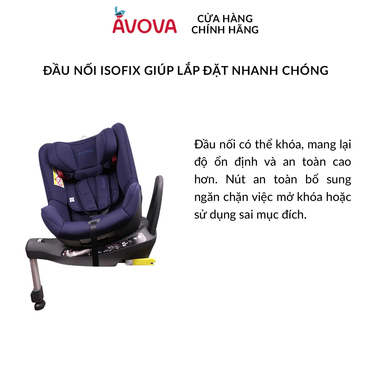 Avova Swan-Fix I-size Baby Car Seat