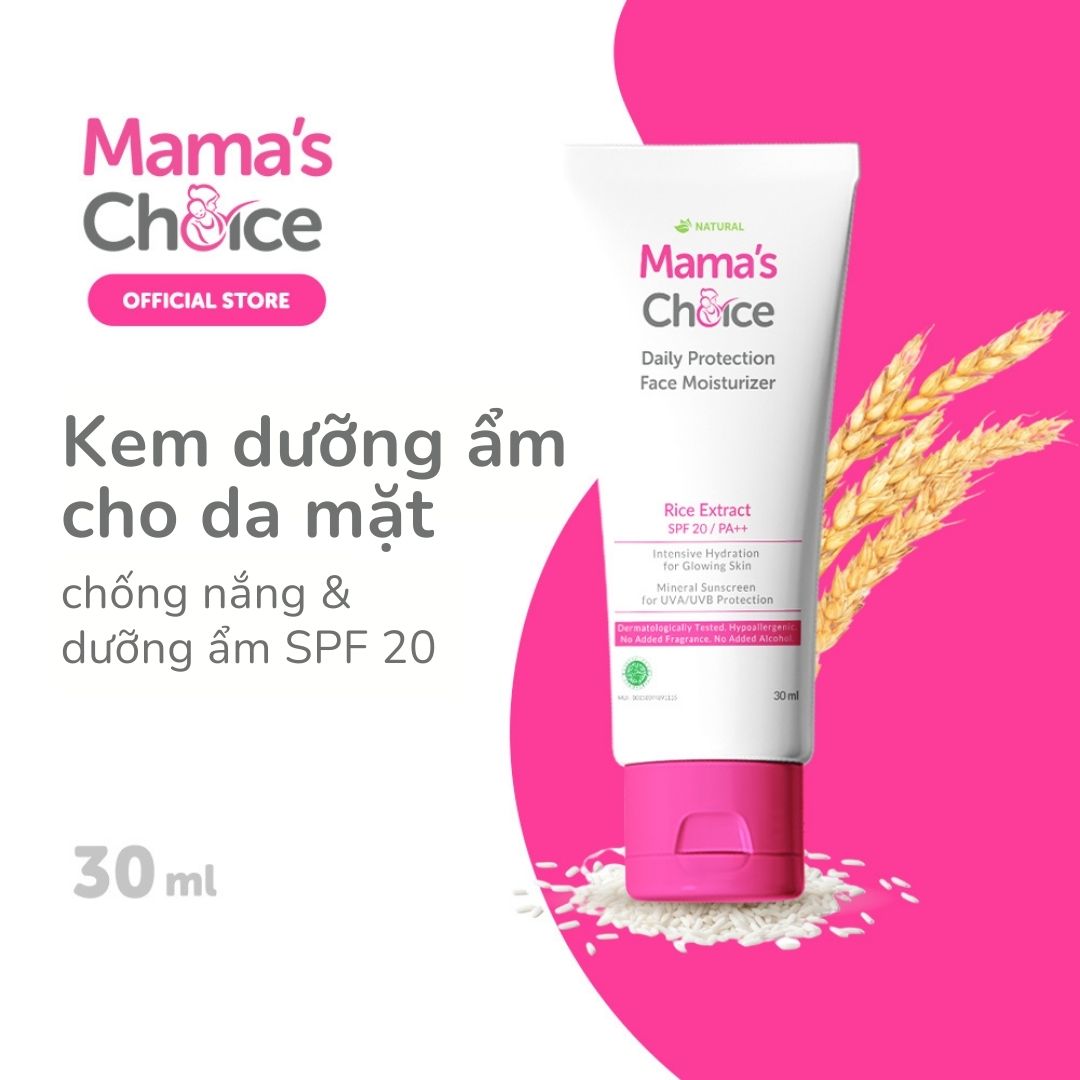 Kem dưỡng ẩm da mặt Mama’s Choice làm sáng da, chống nắng SPF20