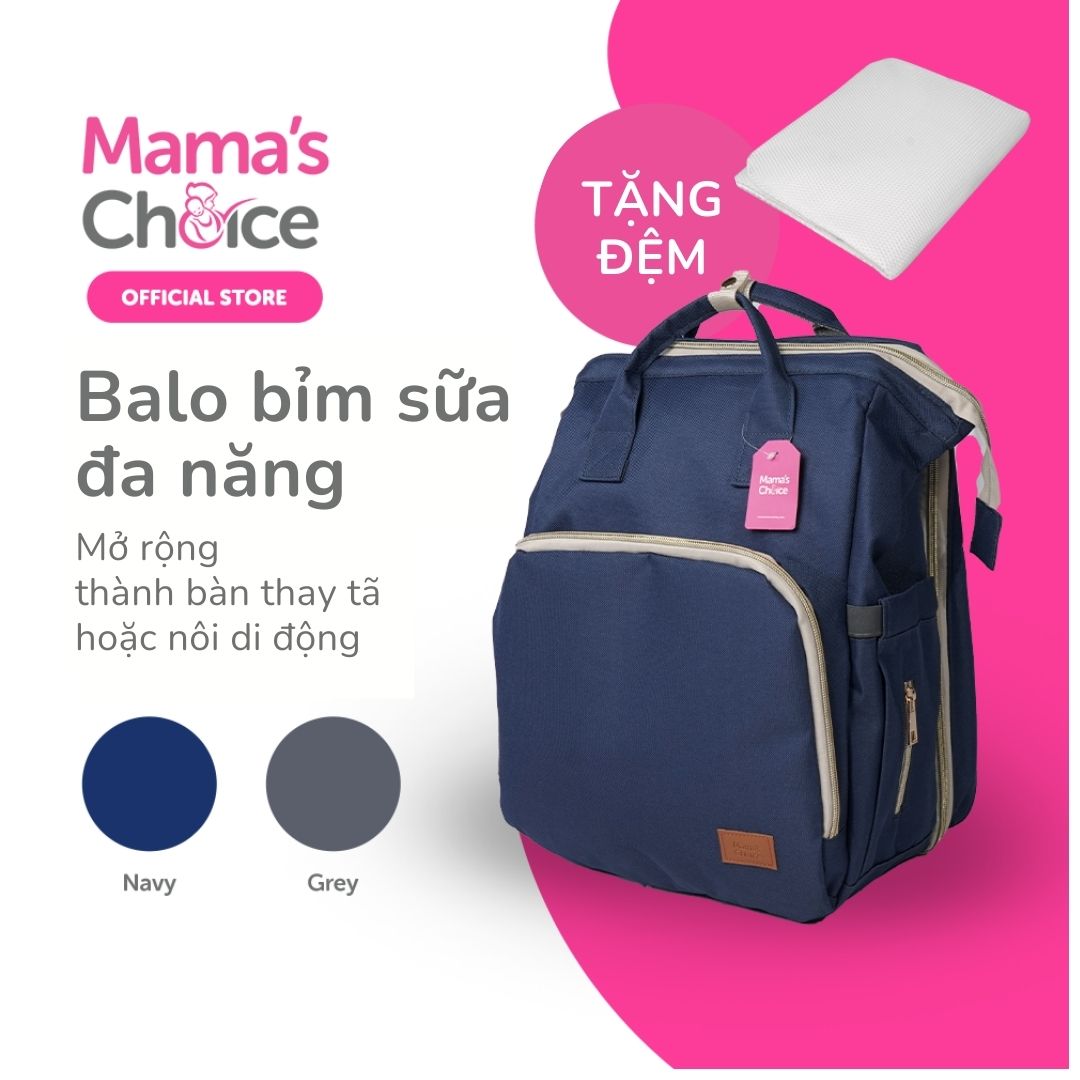 Balo bỉm sữa đa năng Mama’s Choice chống thấm nước