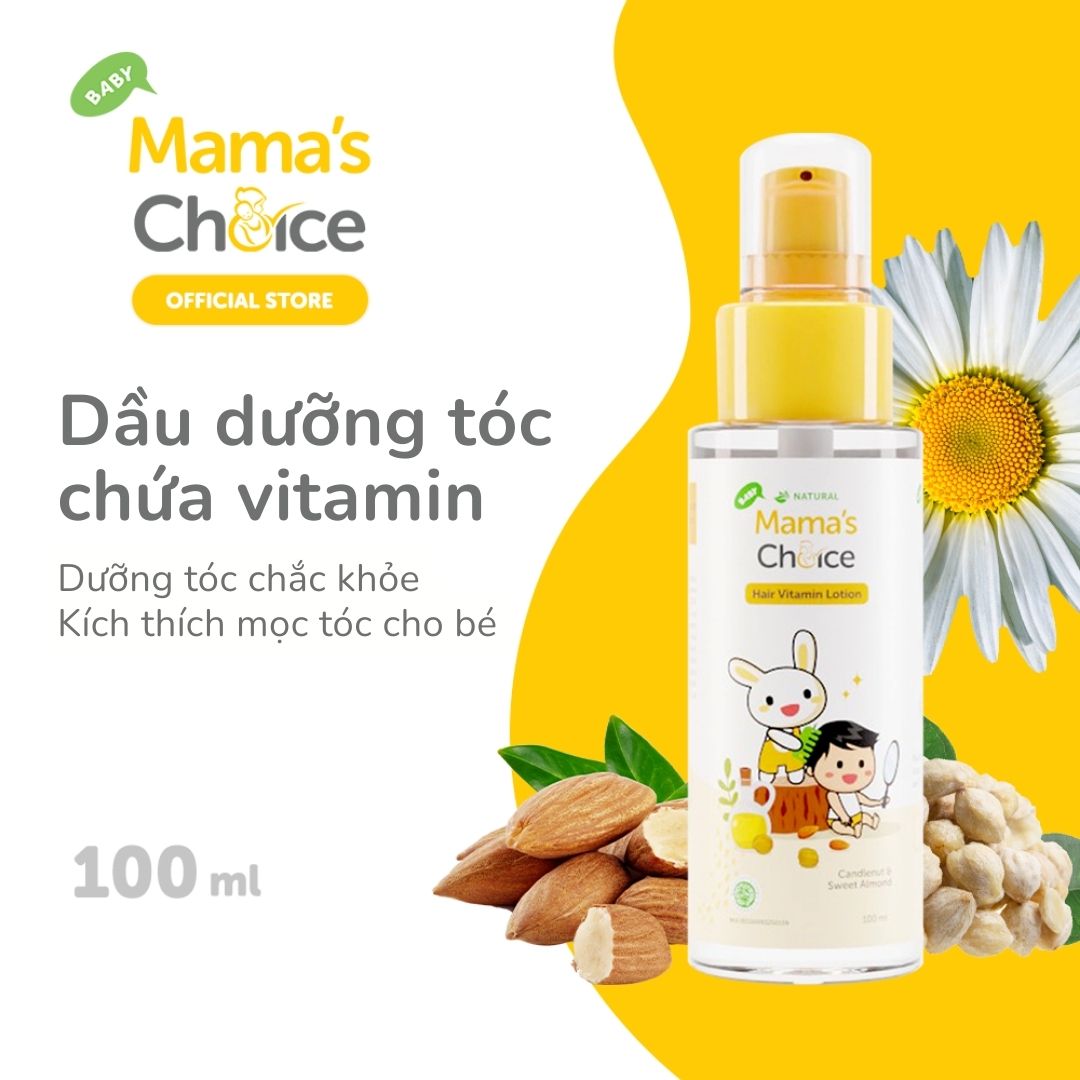 Tinh chất vitamin dưỡng tóc cho bé Mama's Choice