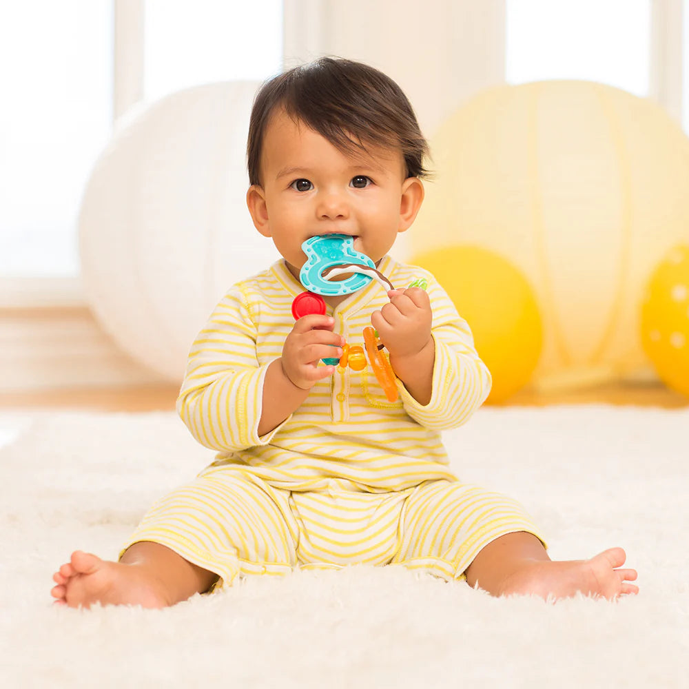 Infantino Phím Trượt Trượt Và Chew Teether