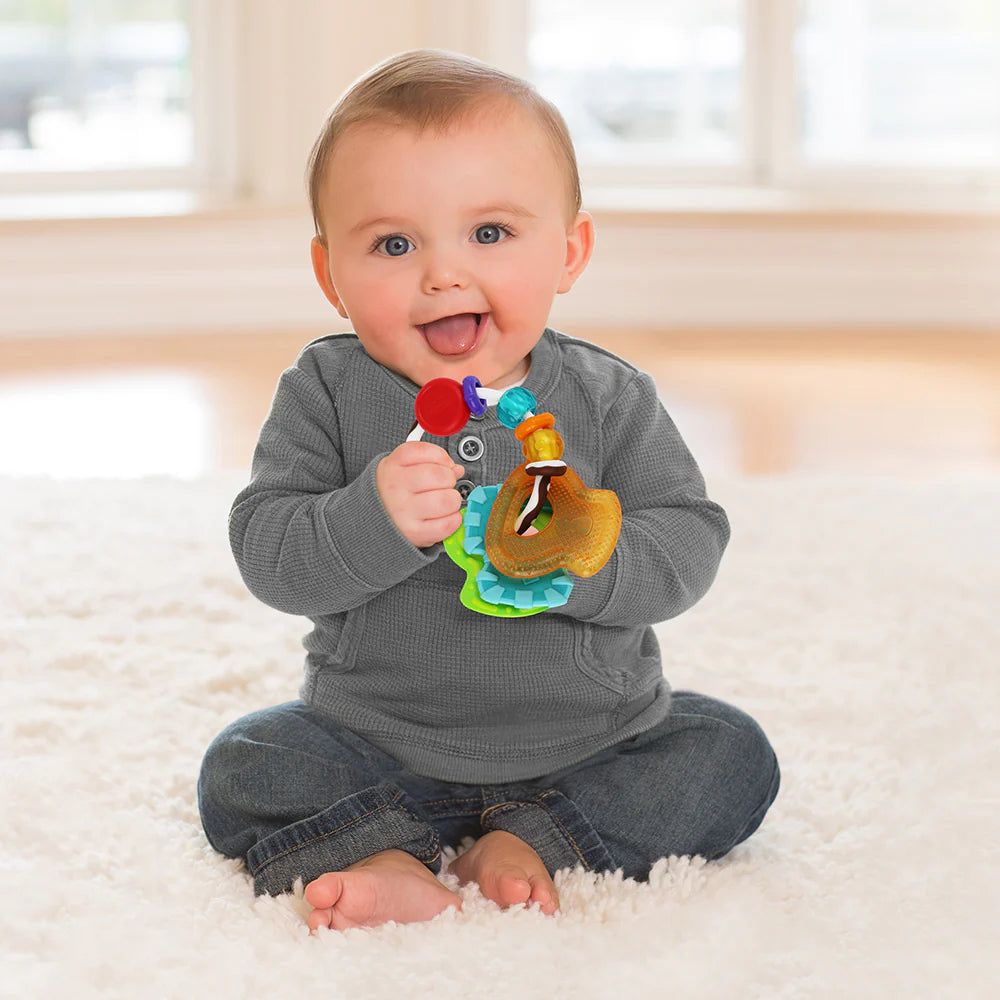 Infantino Phím Trượt Trượt Và Chew Teether