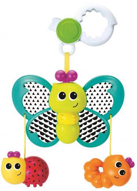 Fly, spin and rattle toys