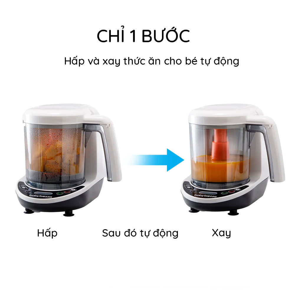 Máy xay hấp thức ăn Baby Brezza Deluxe