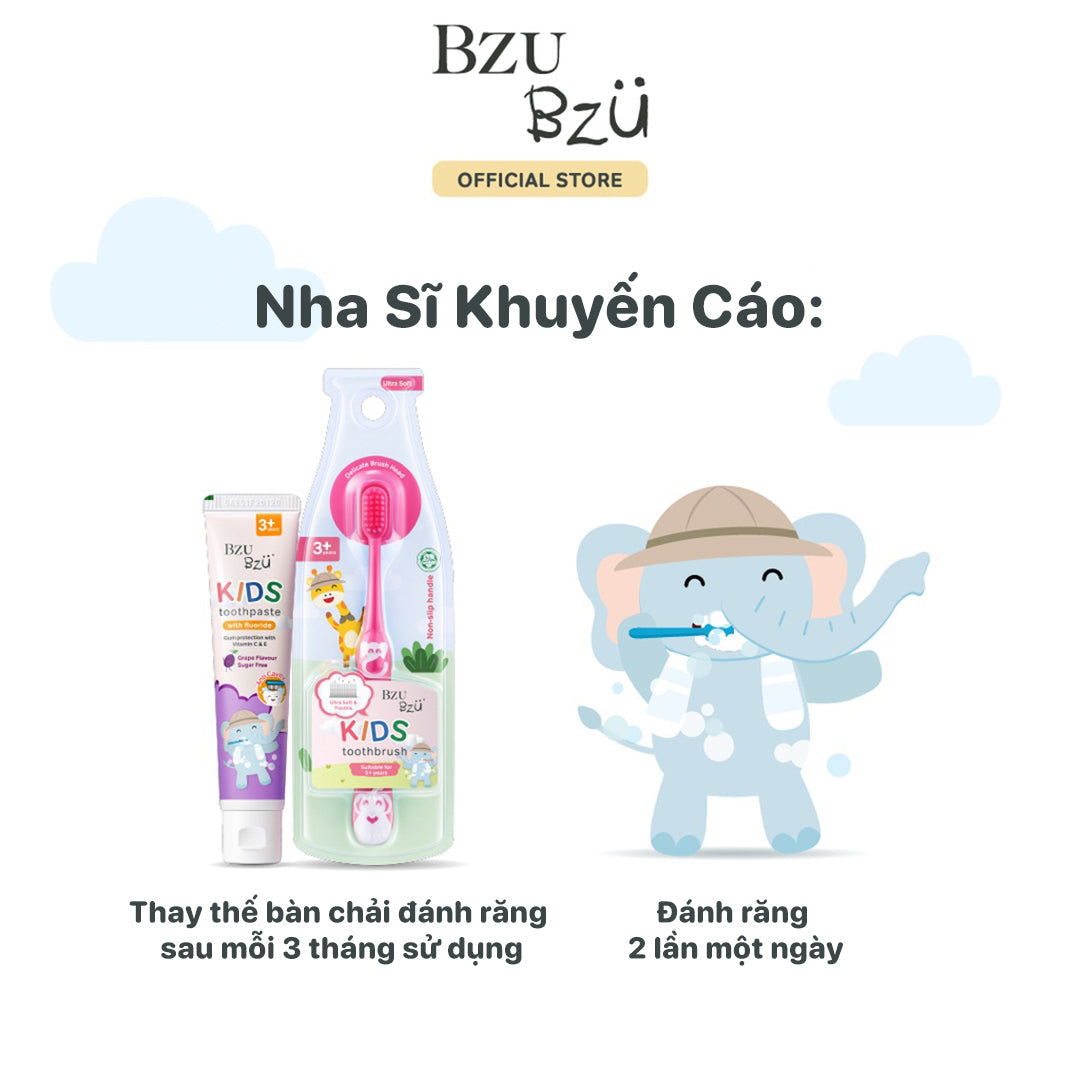 Bzu Bzu Bàn chải đánh răng dành cho trẻ em