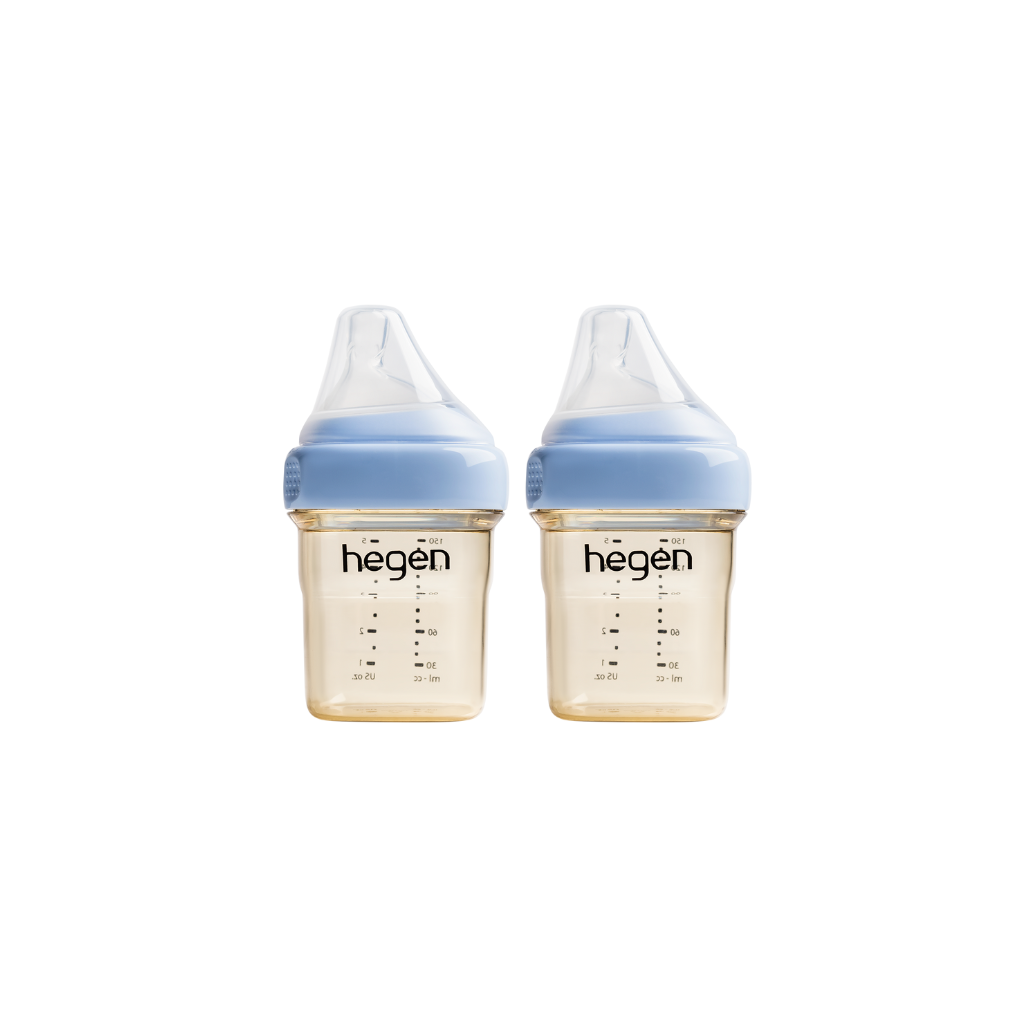 Set of 2 Hegen Ppsu Milk Bottles 150ml Nipple Size S From 1 - 3 Months