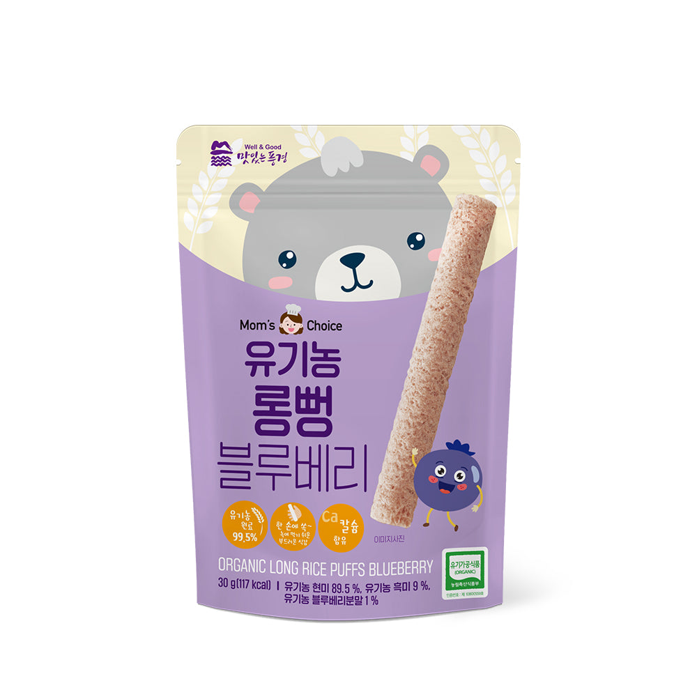 Mom's Choice Orgainic blueberry rice cake 30g