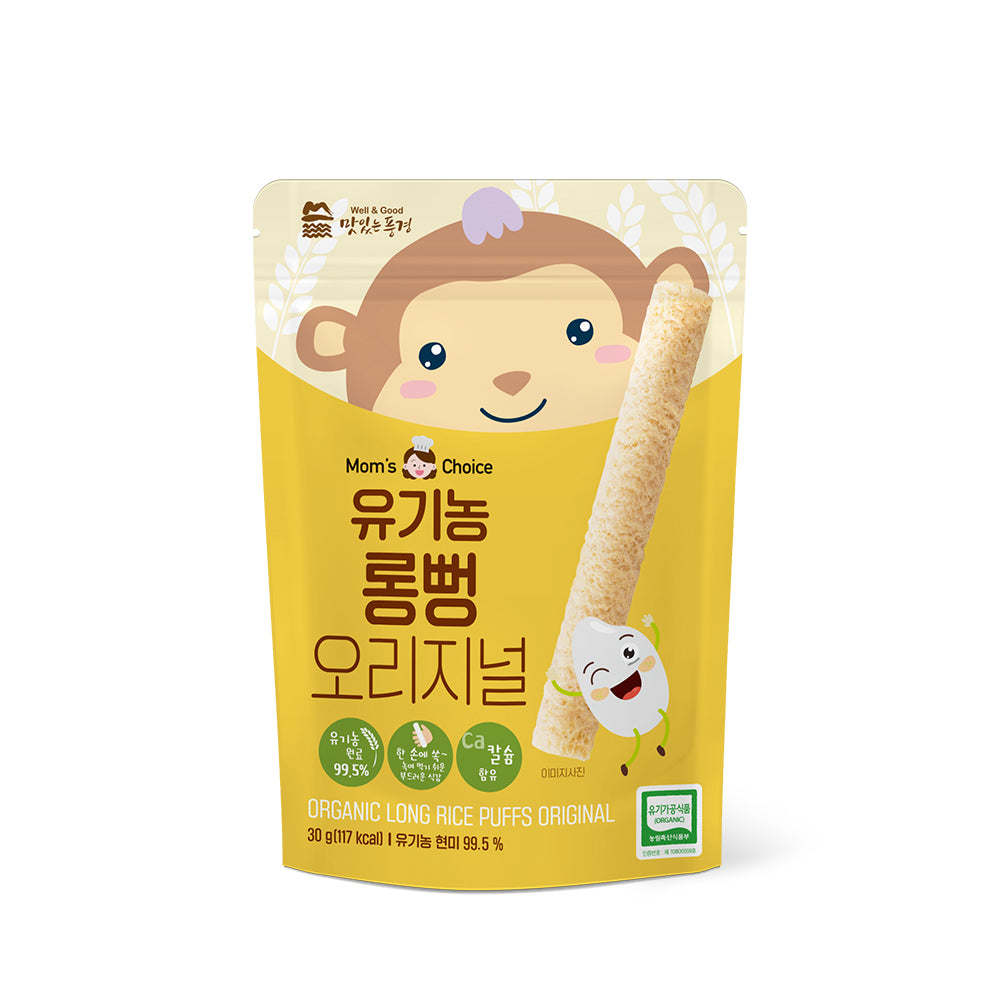 Mom's Choice Orgainic long bar rice cake with natural flavor 30g