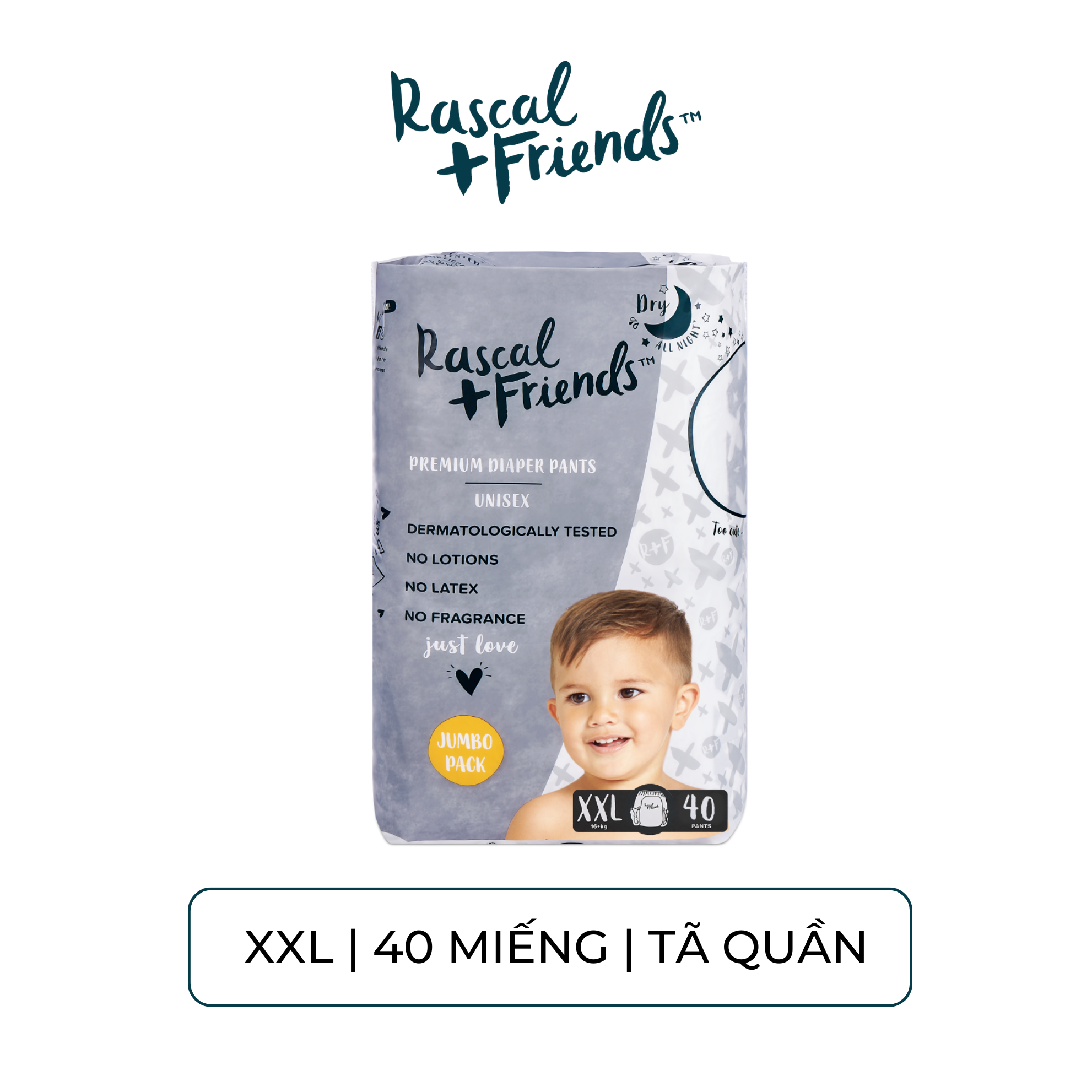 Rascals tã quần size XXL 40 miếng