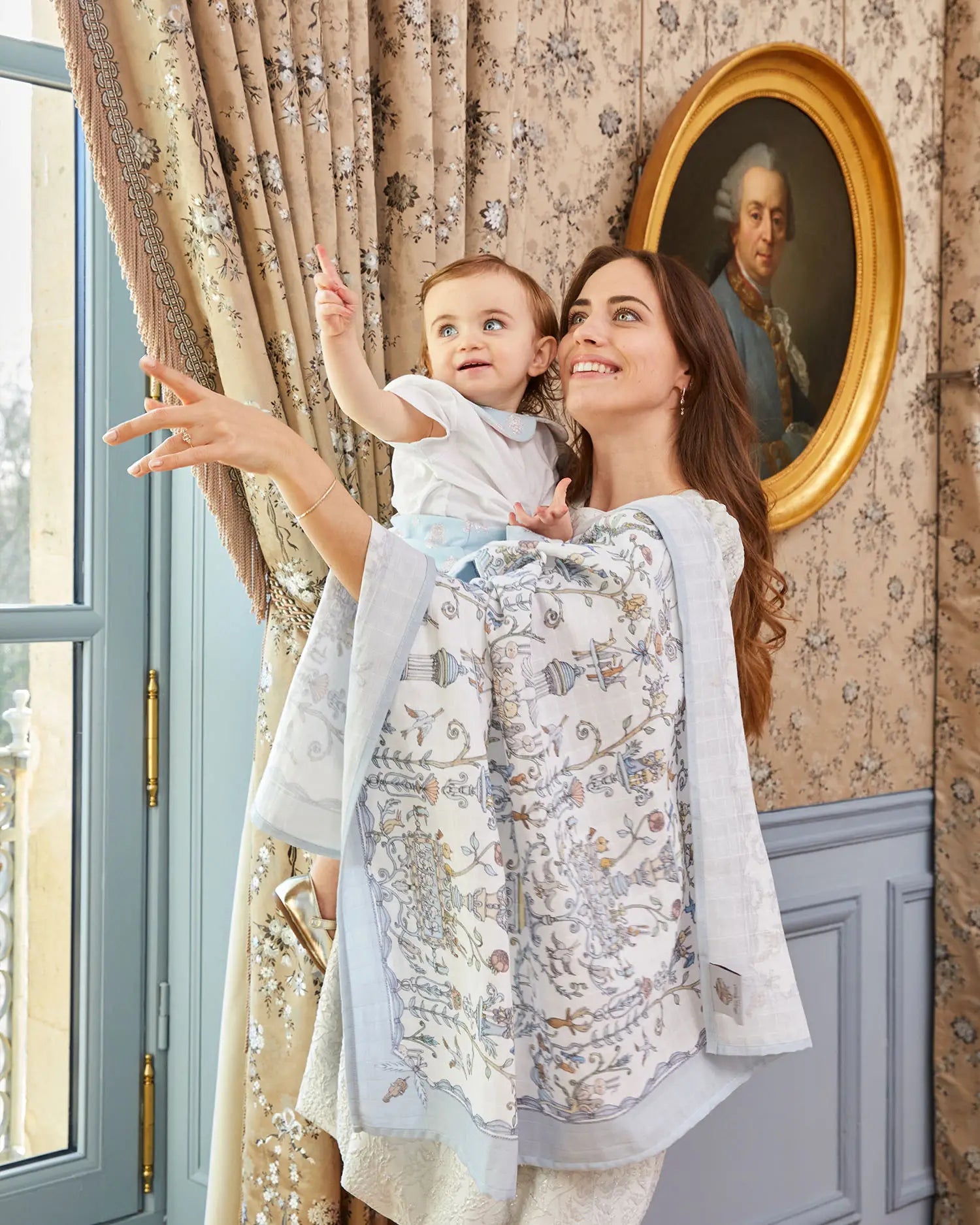 Carré Toile de Jouy Blue – Atelier Choux & Caitlin Wilson