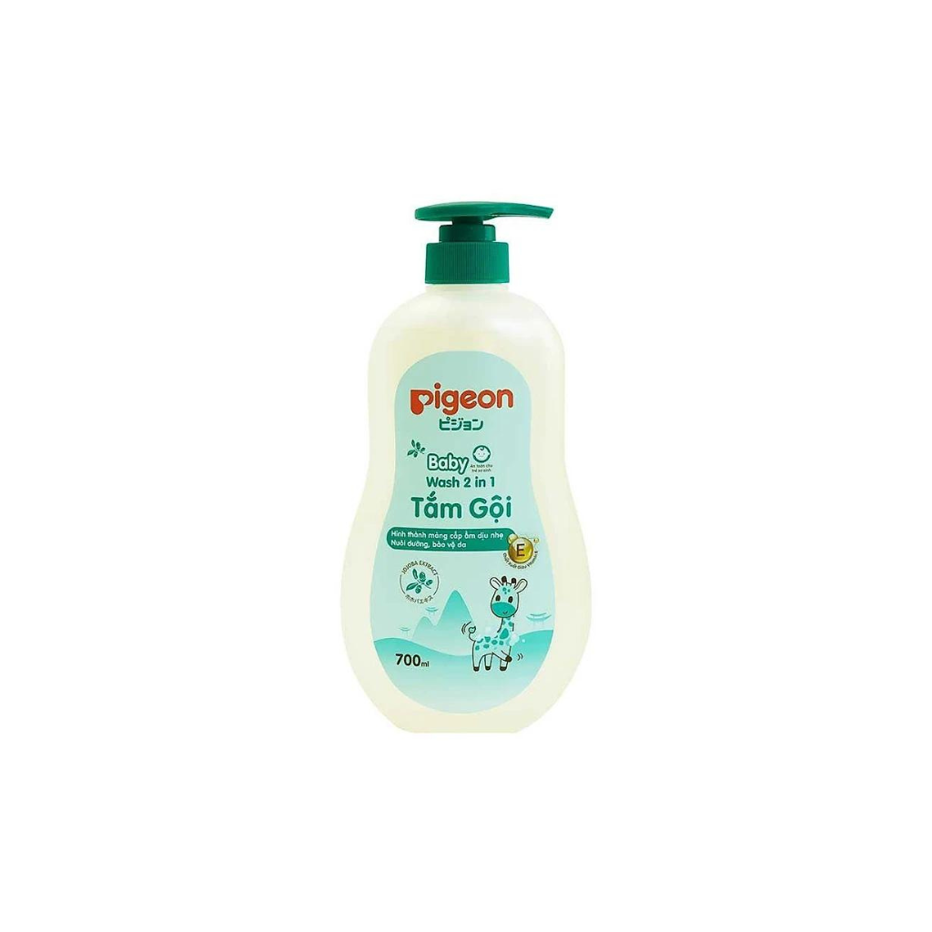 Pigeon 2 In 1 Jojoba Shampoo 700ML Bottle