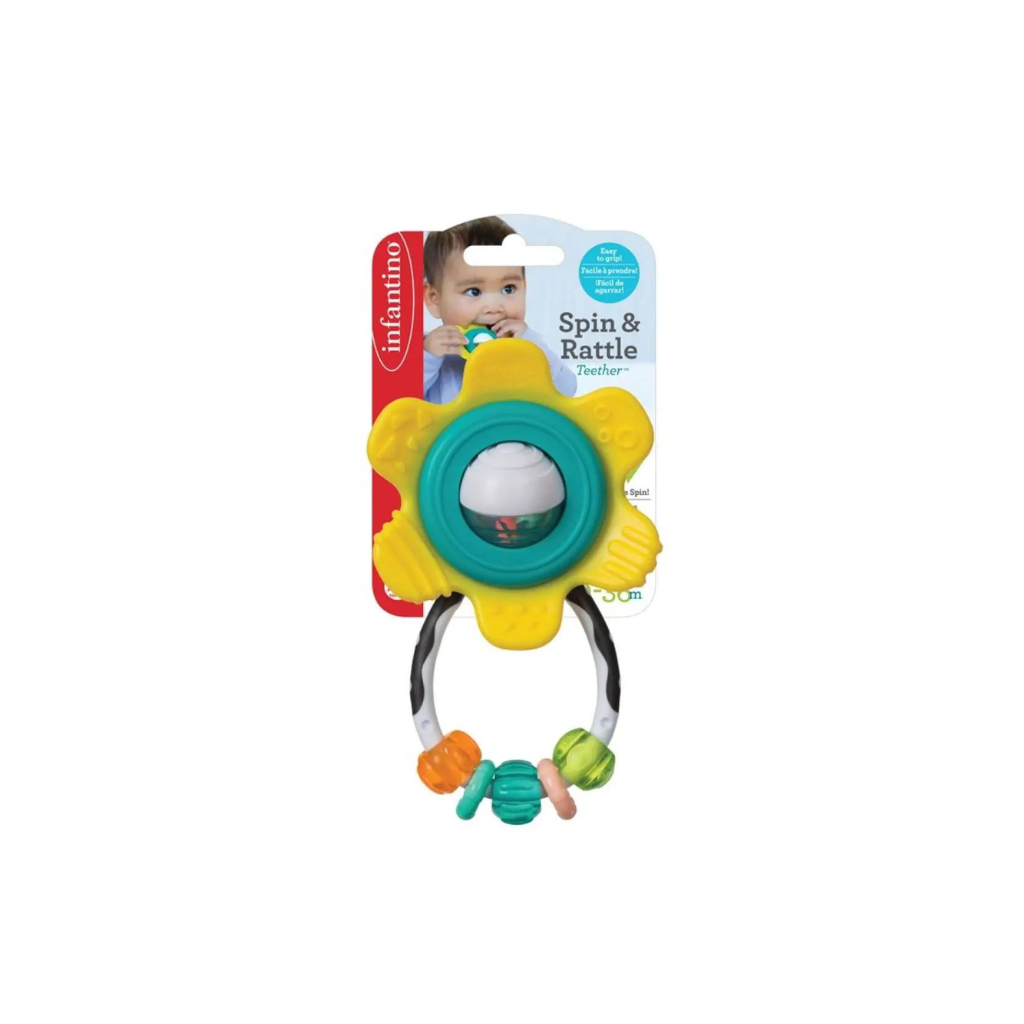 Infantino Shake & Teether Gummy Hoa Rattle