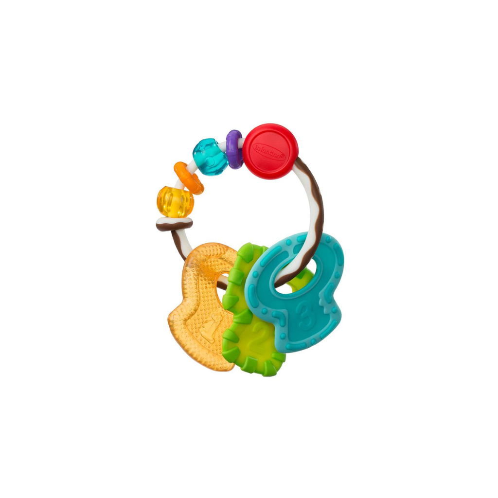 Infantino Phím Trượt Trượt Và Chew Teether