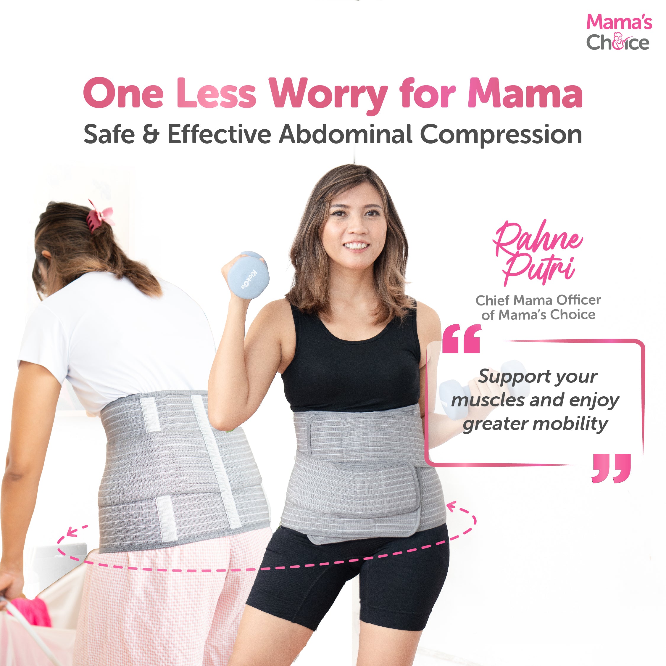 Mama's Choice - Áo corset chỉnh dáng chất liệu vải sợi tre nano dùng cho phụ nữ