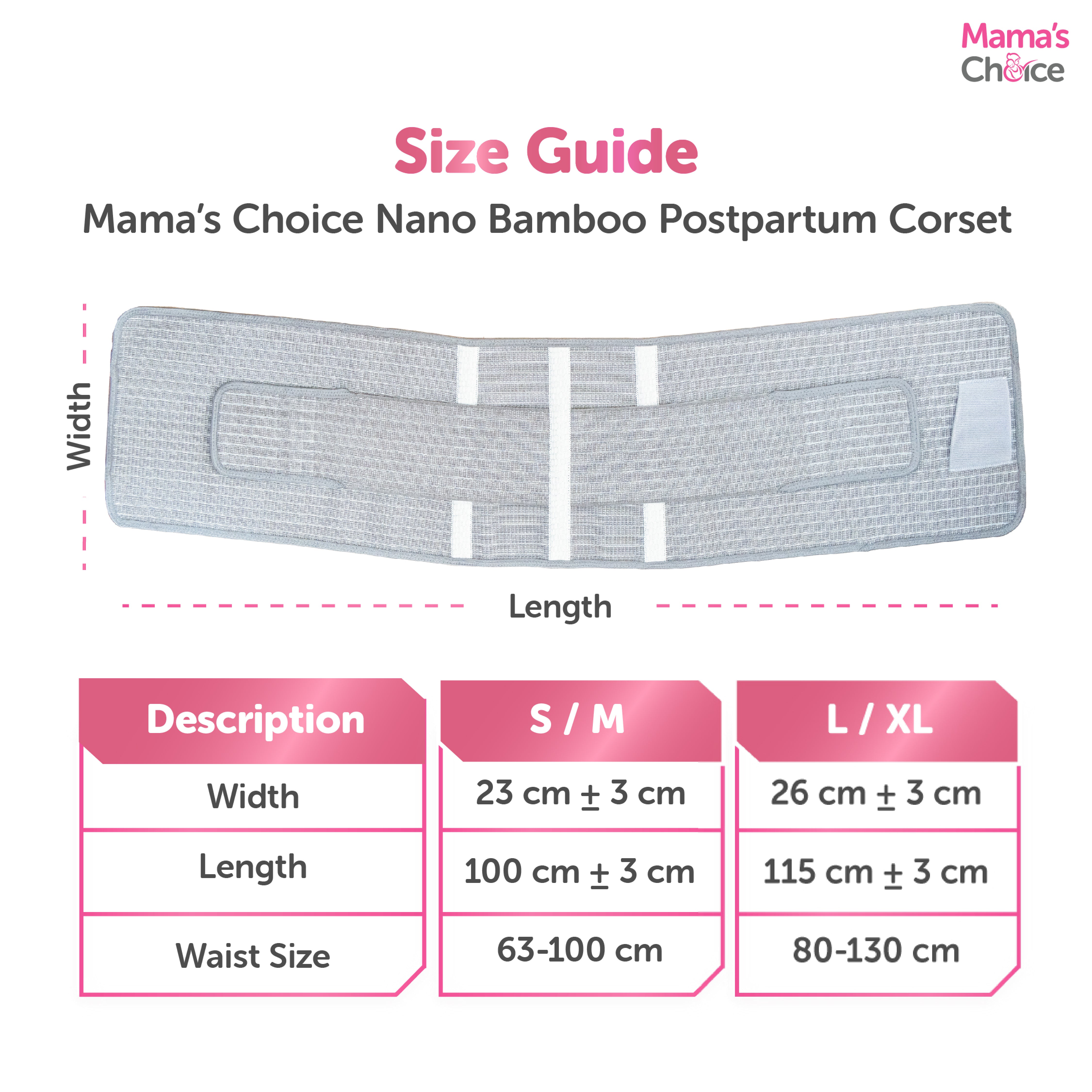 Mama's Choice - Shape-correcting corset made of nano bamboo fiber fabric for women