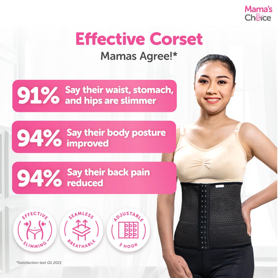 Mama's Choice - Áo corset nịt bụng thoáng khí dùng cho phụ nữ