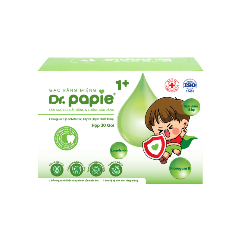 Gạc răng miệng Dr Papie 1+ (30 cái)