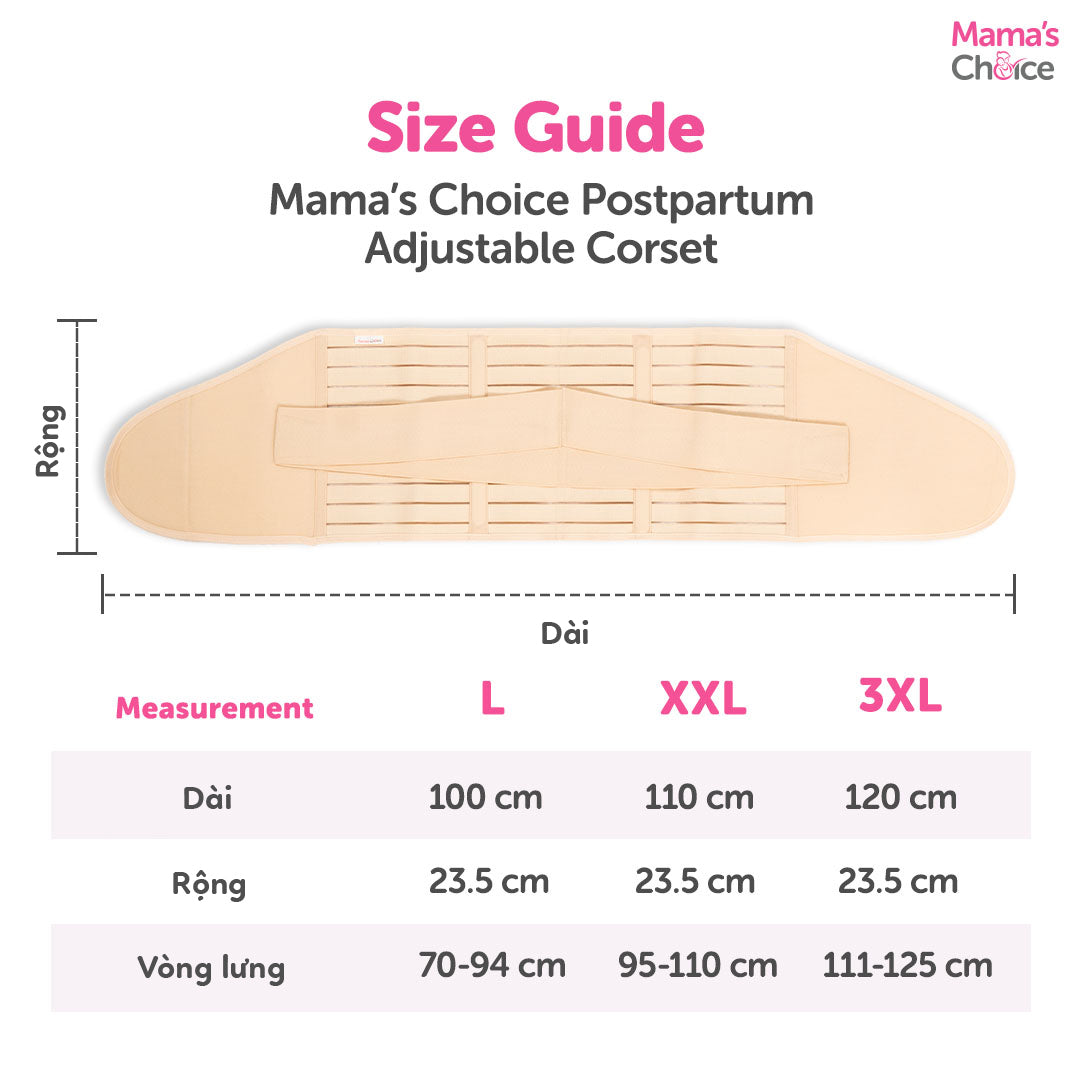 Mama's Choice - Áo corset chỉnh dáng sau sinh dùng cho phụ nữ