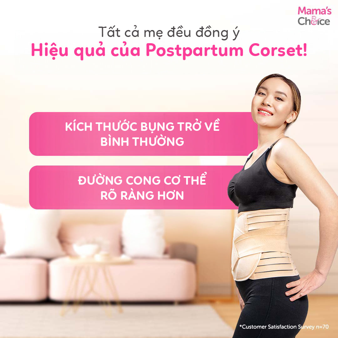 Mama's Choice - Áo corset chỉnh dáng sau sinh dùng cho phụ nữ