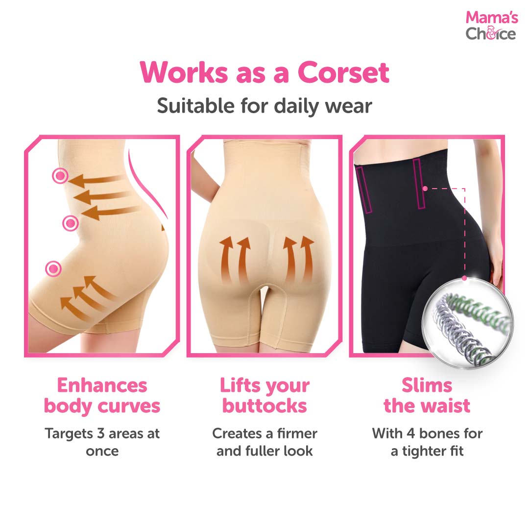 Mama's Choice - Waist shaping shorts for women