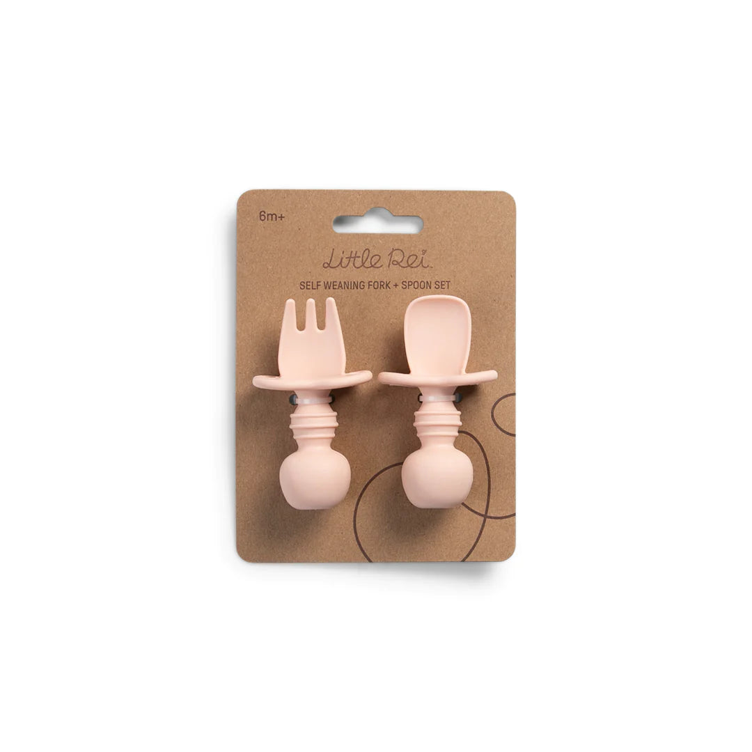 Silicone Fork and Spoon Set for Toddlers