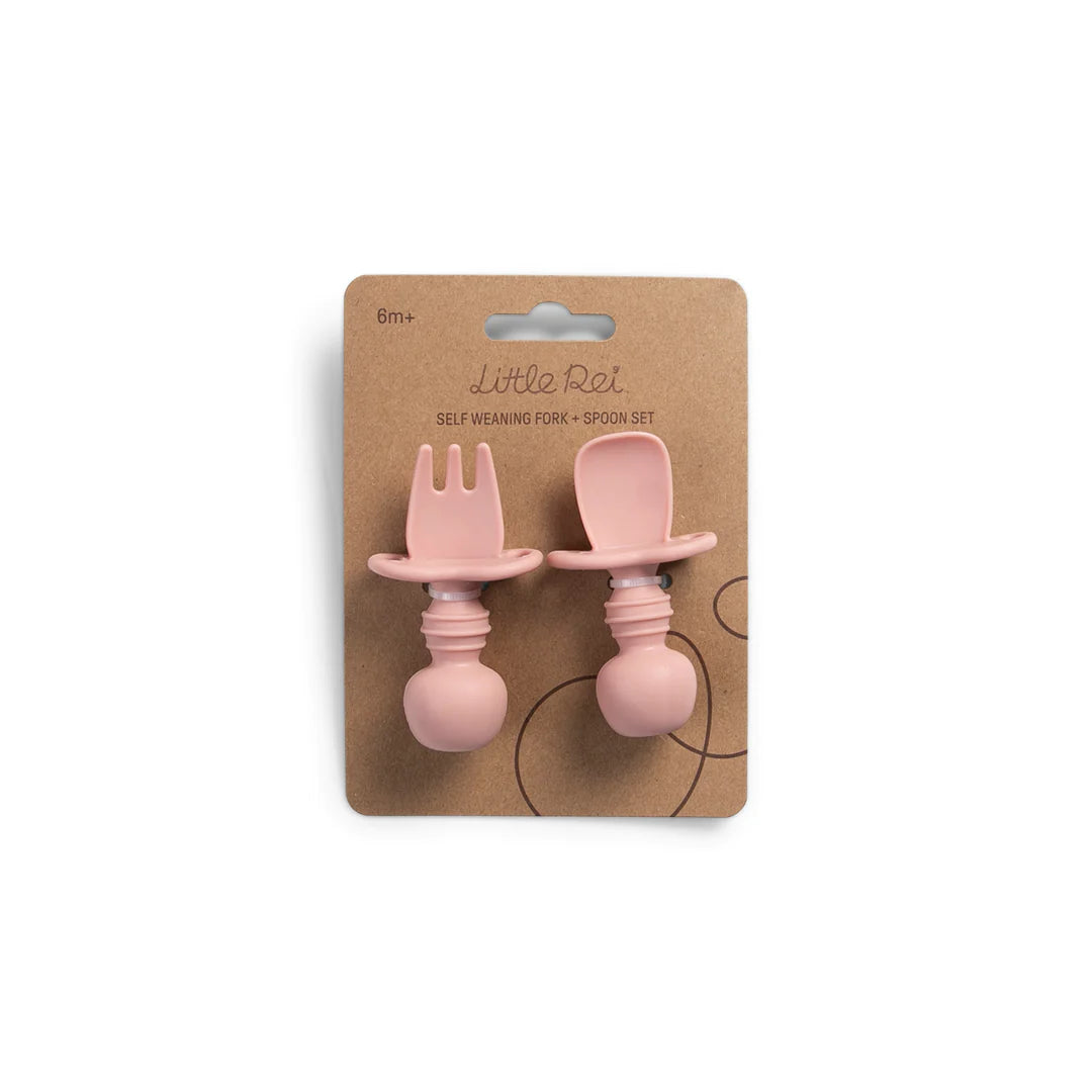 Silicone Fork and Spoon Set for Toddlers