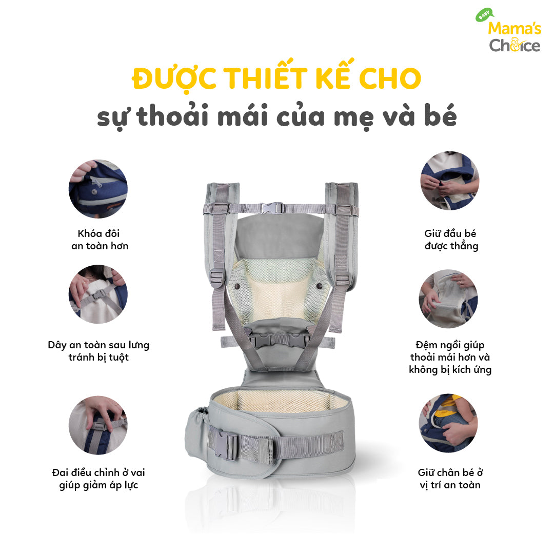 Mama's Choice - Địu em bé Baby Hipseat Carrier