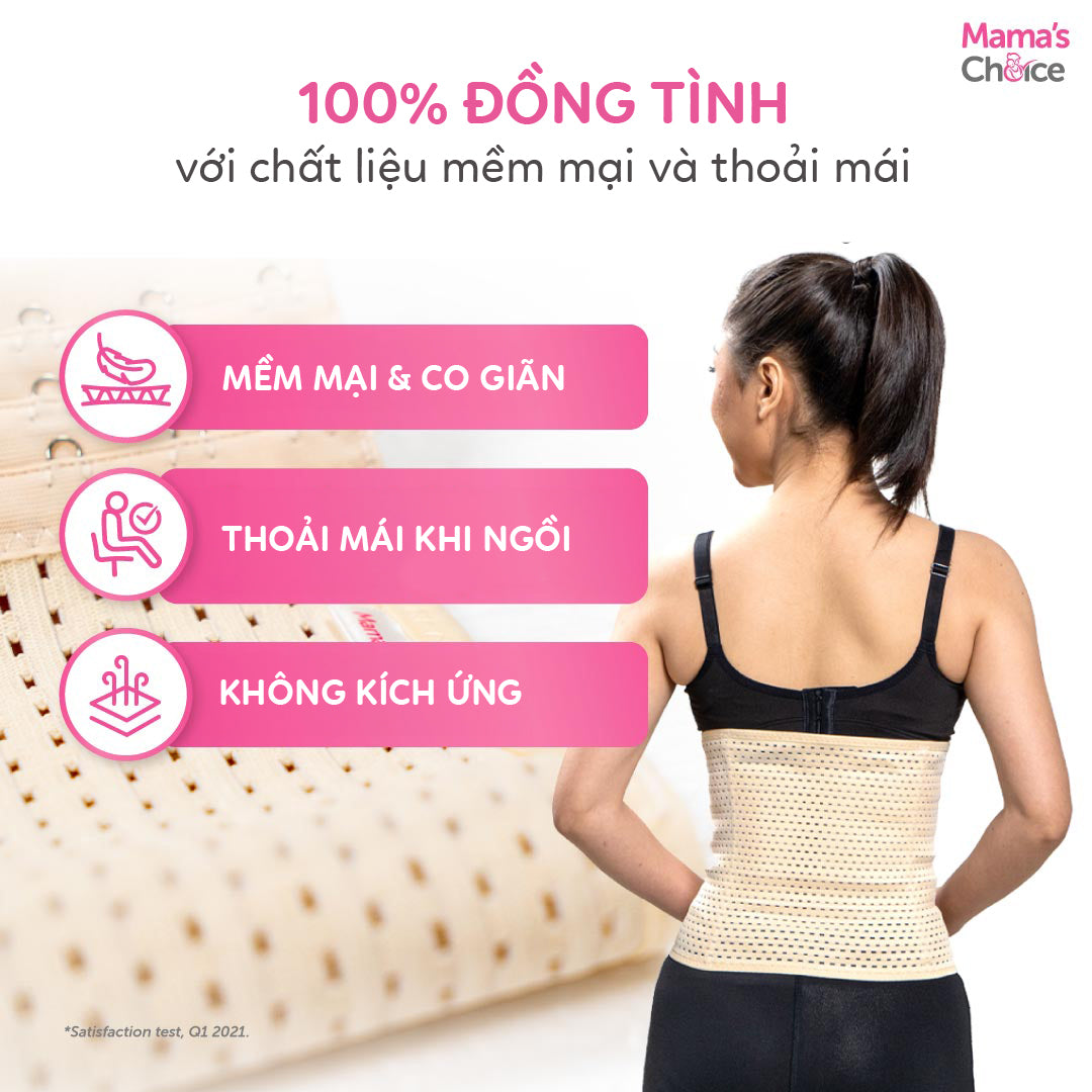 Mama's Choice - Áo corset nịt bụng thoáng khí dùng cho phụ nữ