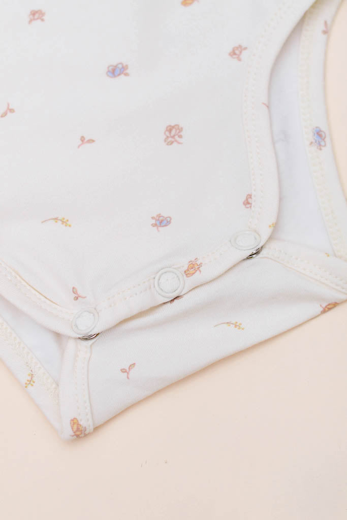 Elly Millie Onesie Freesias Cream