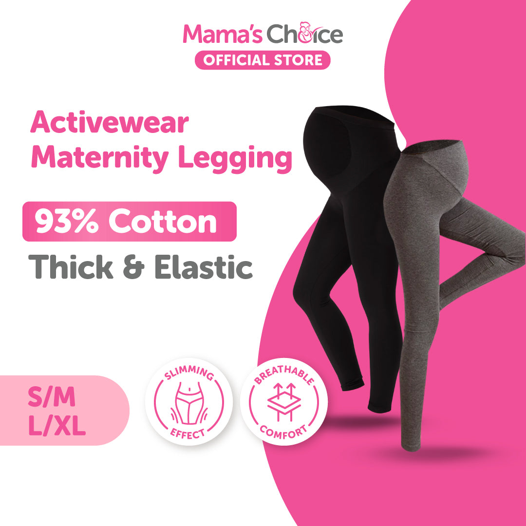 Mama's Choice - Quần leggings lưng co giãn cho mẹ bầu