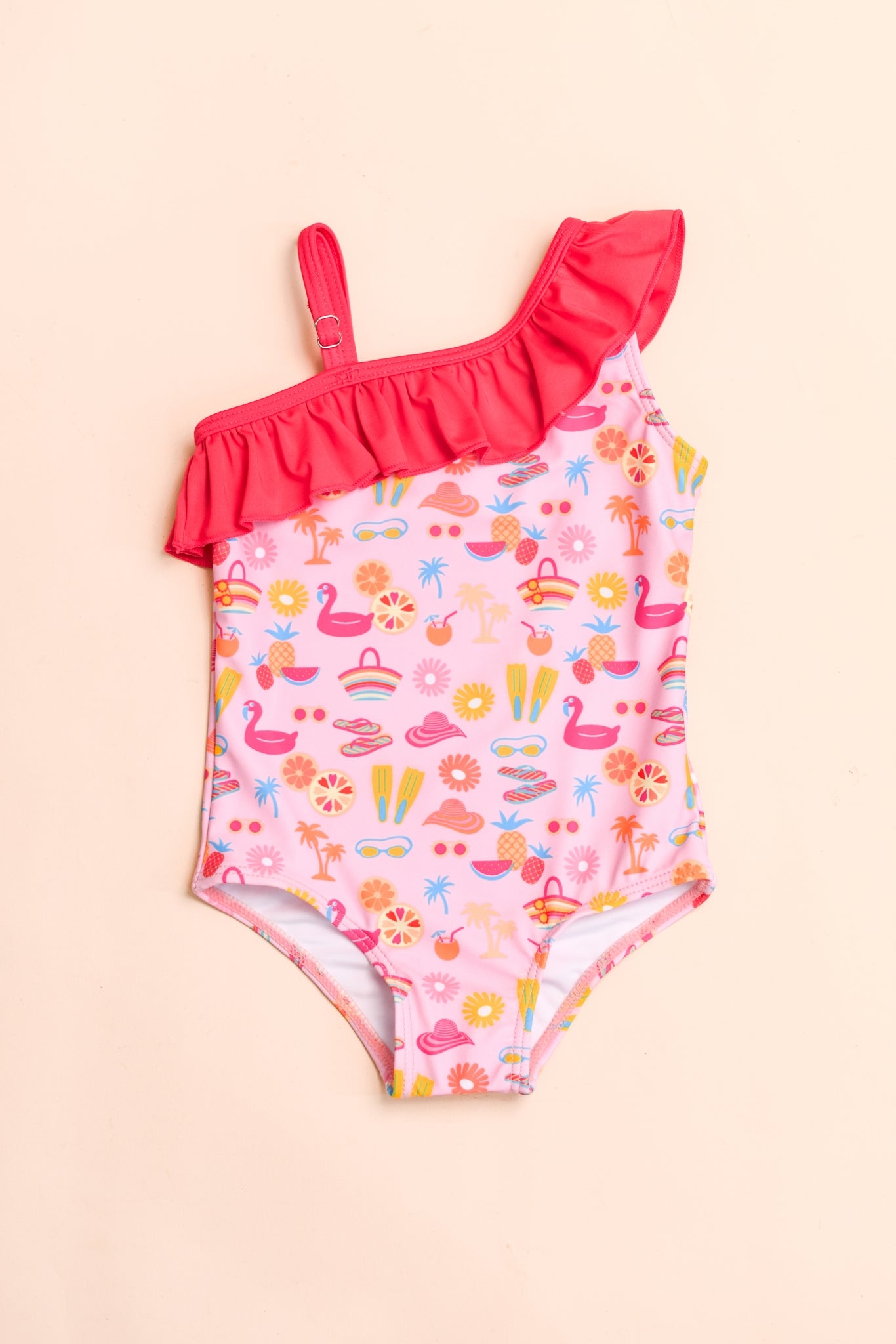 Elly Tutti Frutti One Shoulder Swimsuit