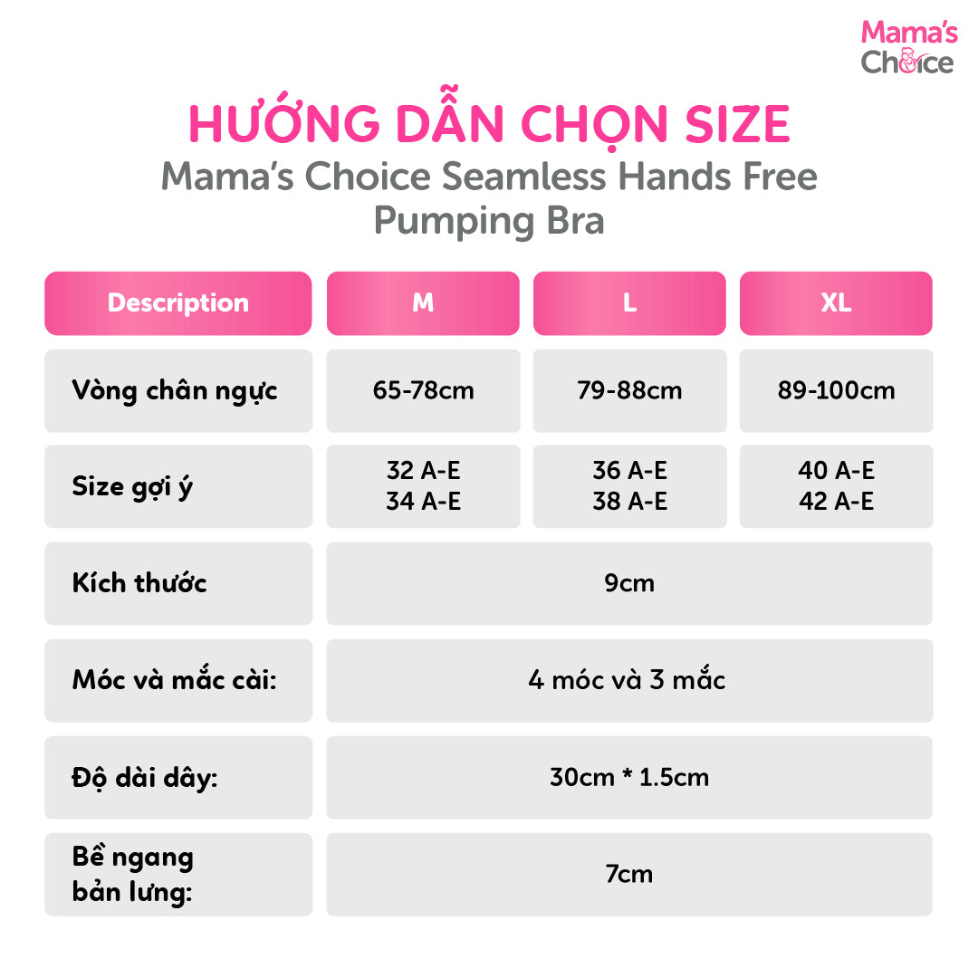 Mama's Choice - Áo lót ngực hỗ trợ hút sữa cho mẹ bầu