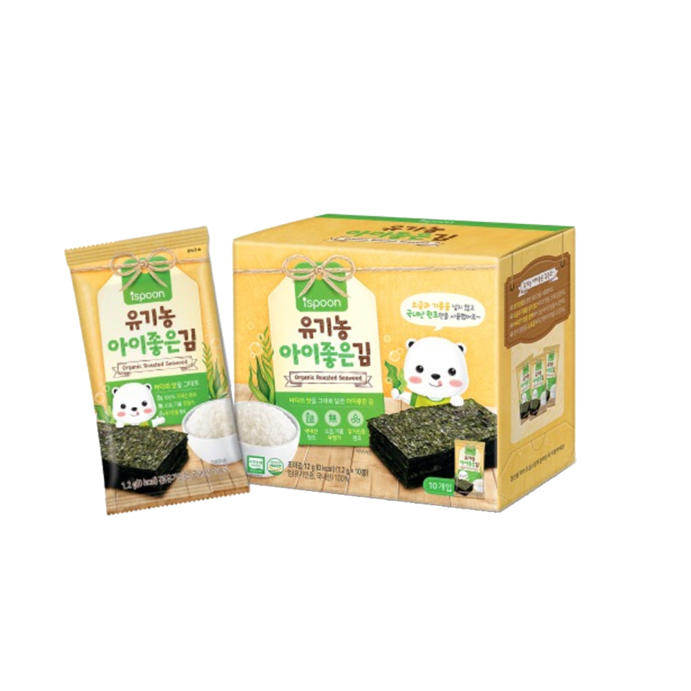 Ispoon - Rong biển hữu cơ Ispoon organic seaweed 12G