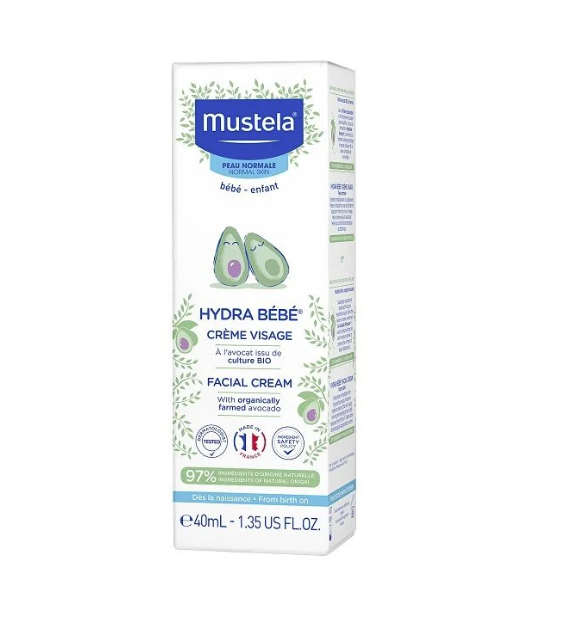 Mustela Kem dưỡng mặt da thường 40ML