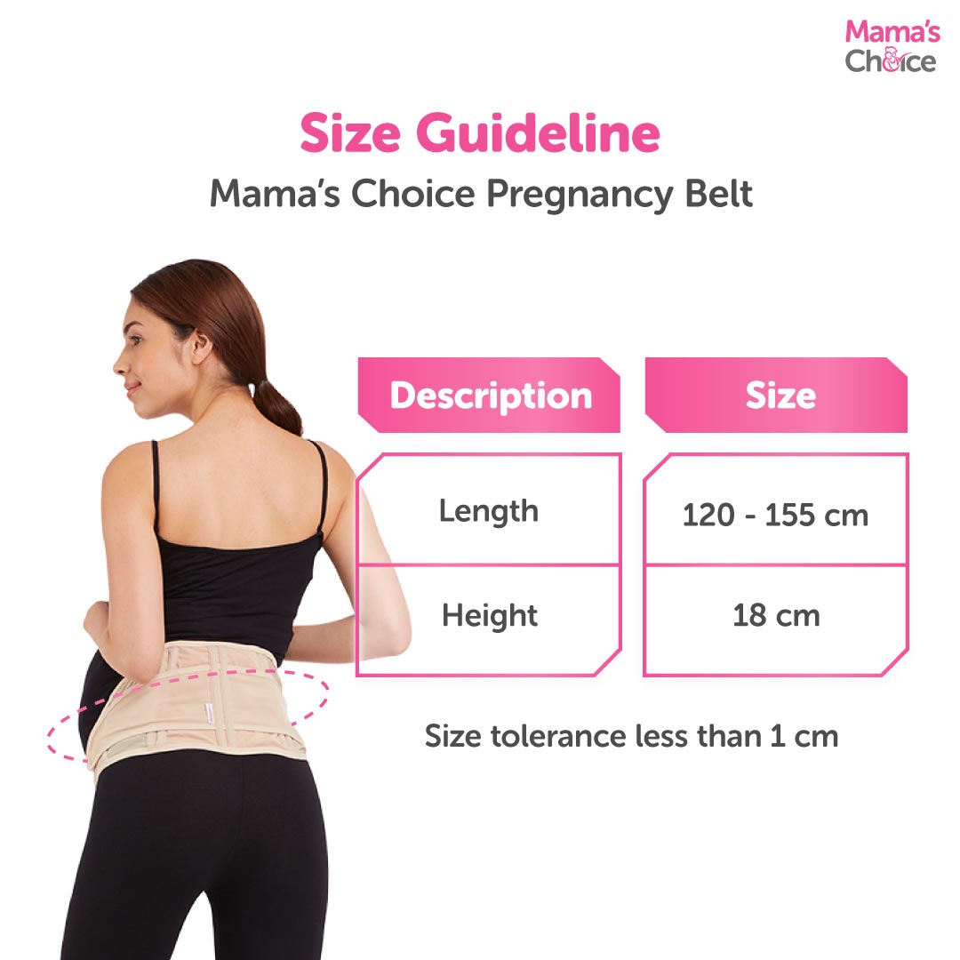 Mama's Choice - Pregnancy belt, black