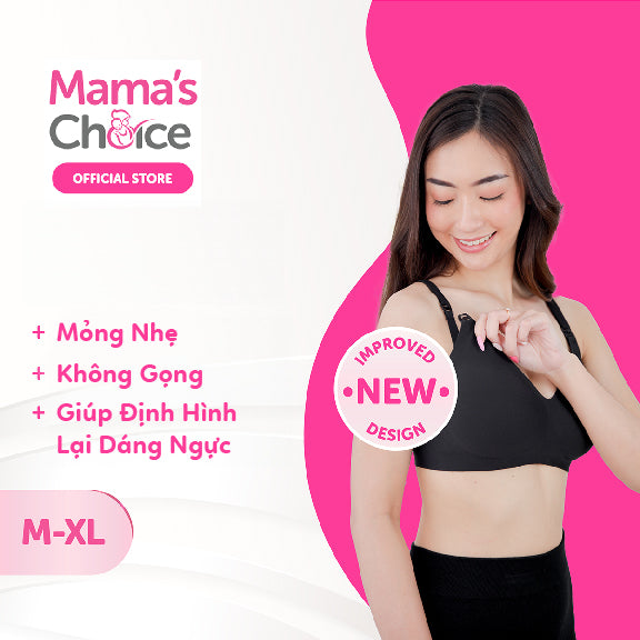 Mama's Choice - Áo lót ngực cho mẹ bầu Ultra Soft, màu đen