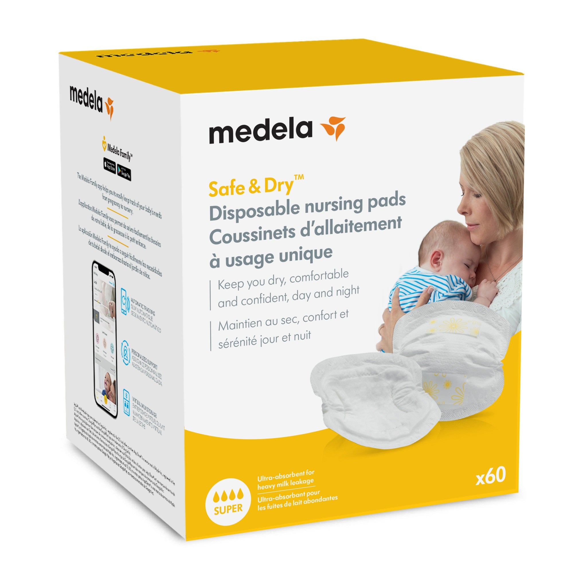 MED DISPOSABLE NURSING PADS