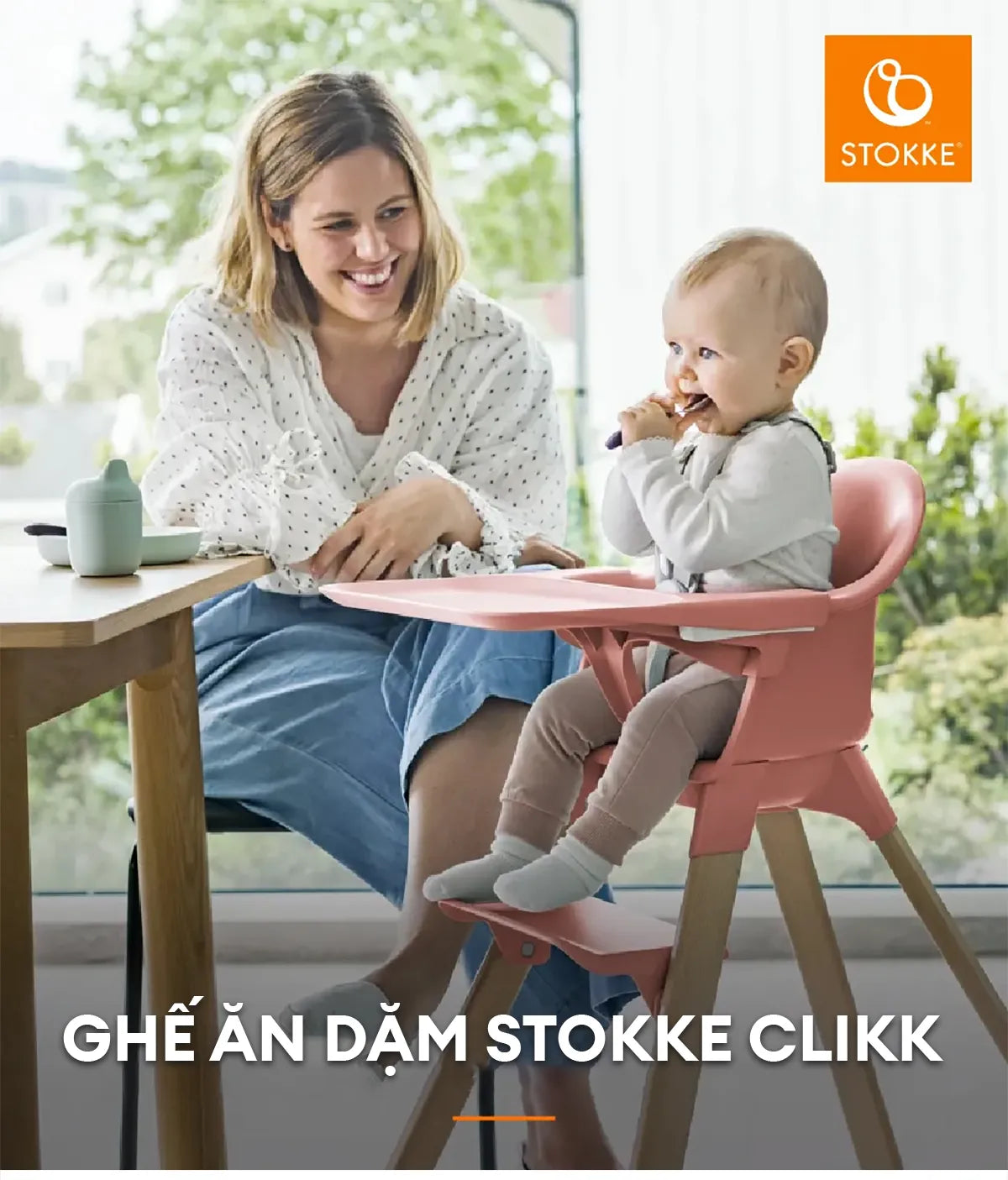 Stokke® Clikk™ Ghế ăn dặm [nhiều màu]