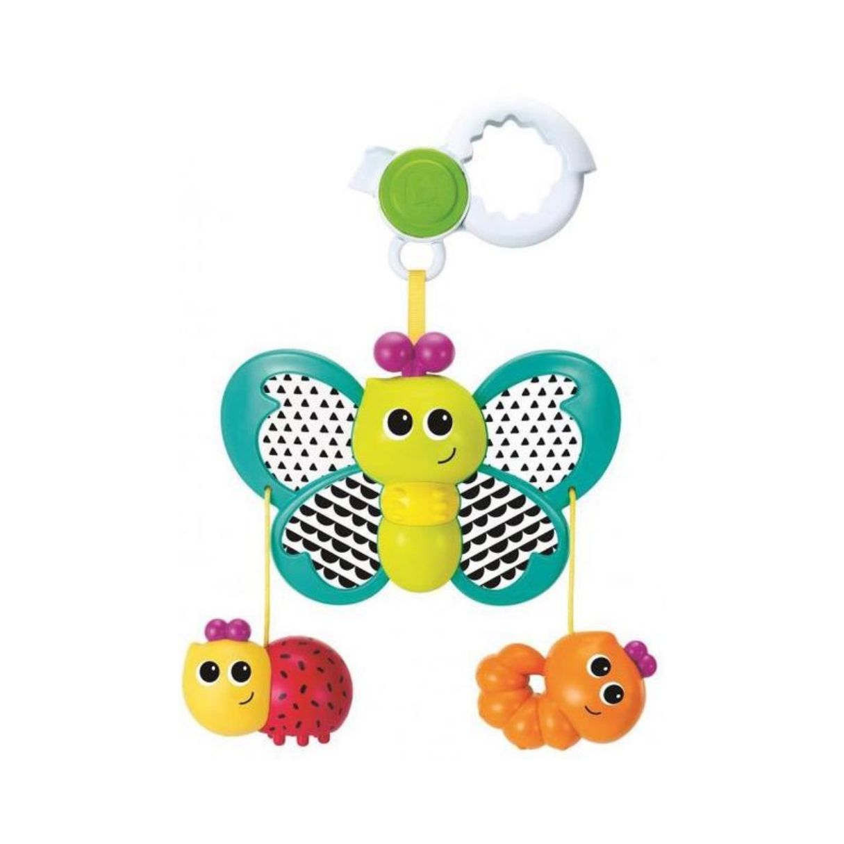 B KIDS DANGLING BUGS STROLLER CLIP