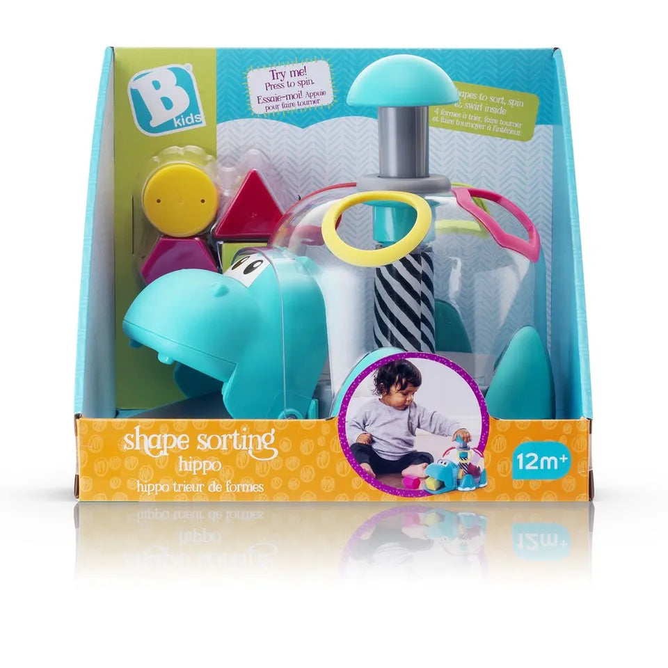 Infantino Hippo Sắp Xếp Hình Dạng Trẻ Em