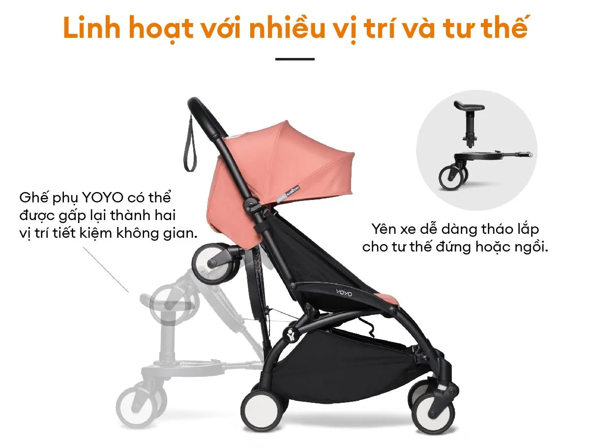 Stokke YOYO Ghế phụ kèm xe đẩy