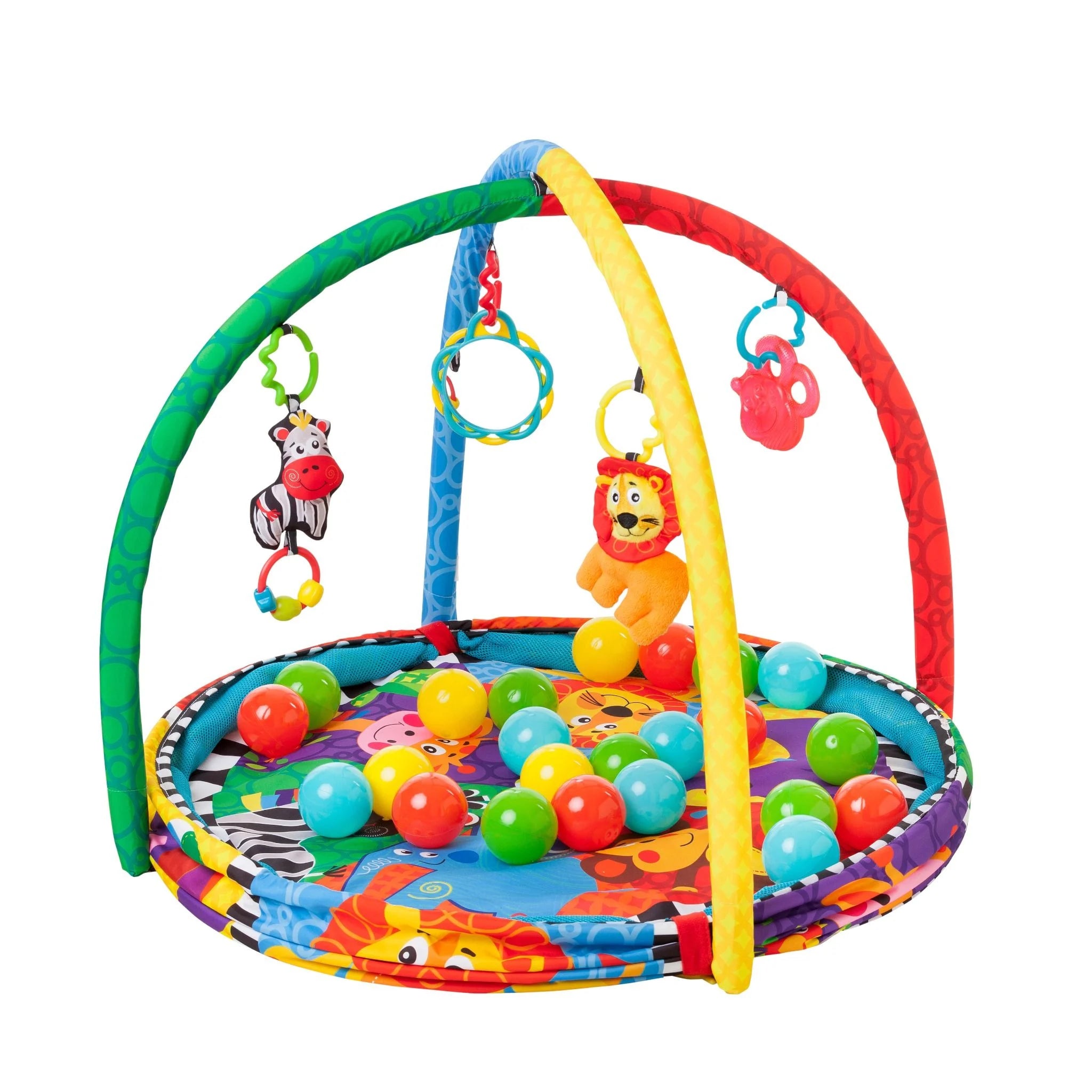 NHÀ BANH CÓ ĐỒ CHƠI TREO NÔI PLAYGRO BALL ACTIVITY NEST