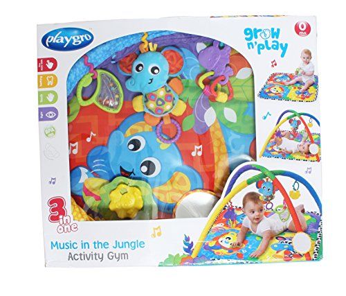 THẢM NẰM CHƠI NHẠC RỪNG PLAYGRO MUSIC IN THE JUNGLE ACTIVITY GYM