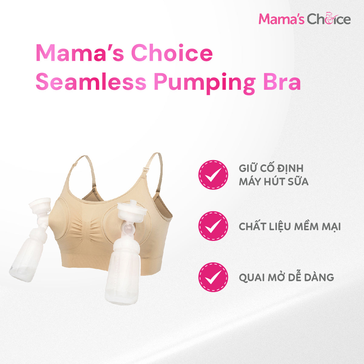 Mama's Choice - Áo lót ngực hỗ trợ hút sữa cho mẹ bầu