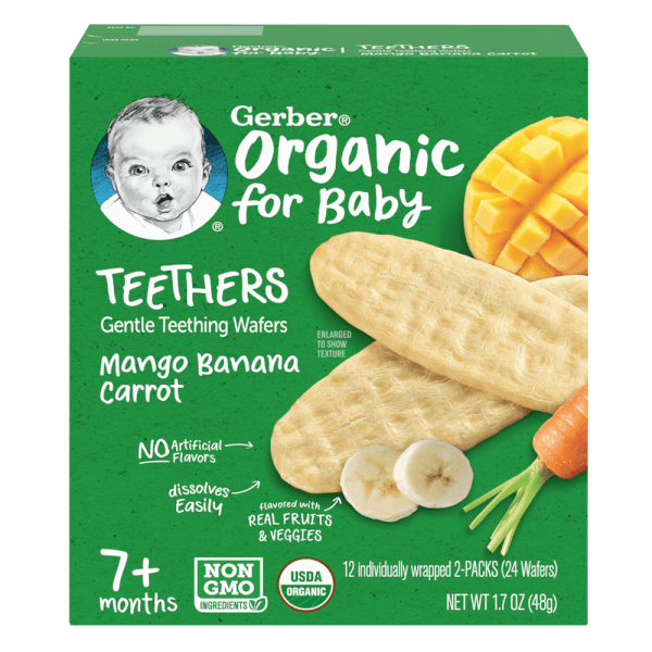 Gerber Organic Mango Banana Carrot Rice Crackers