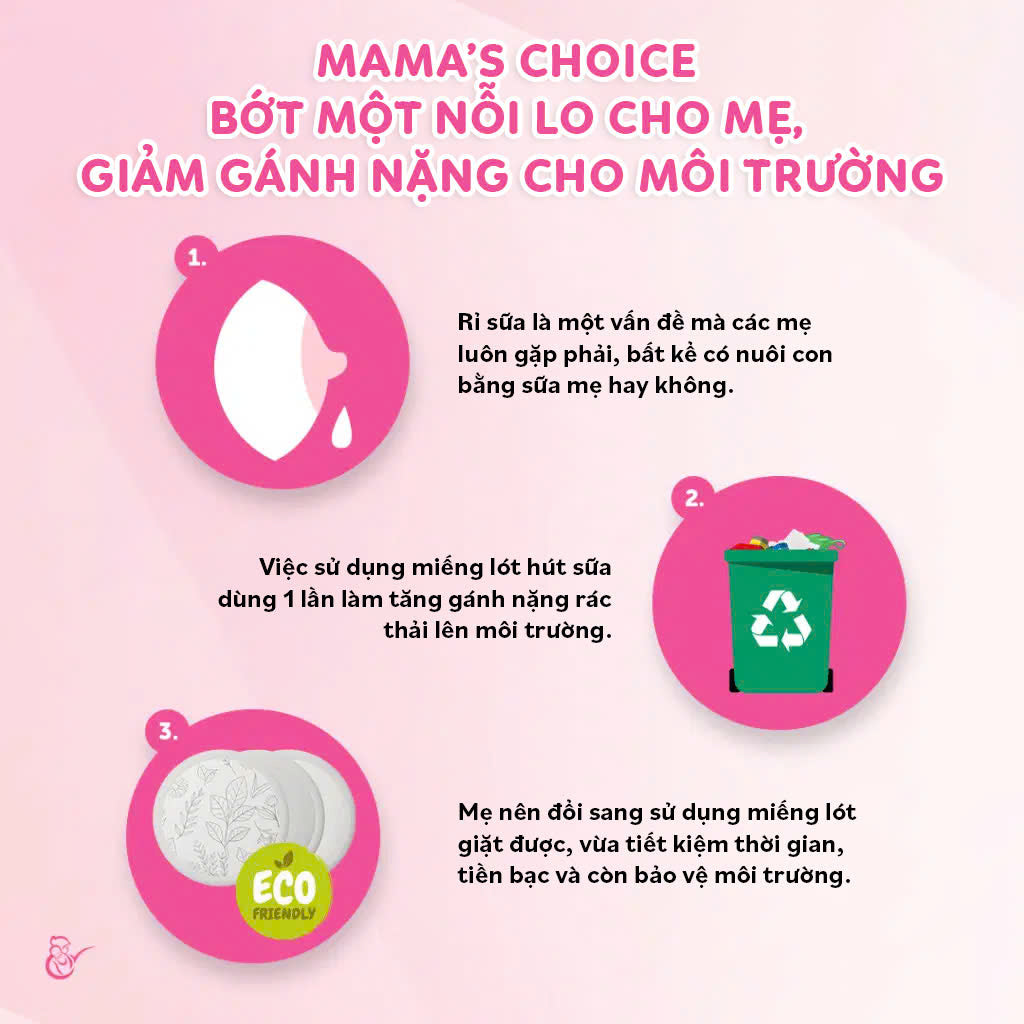 Miếng lót thấm sữa giặt được