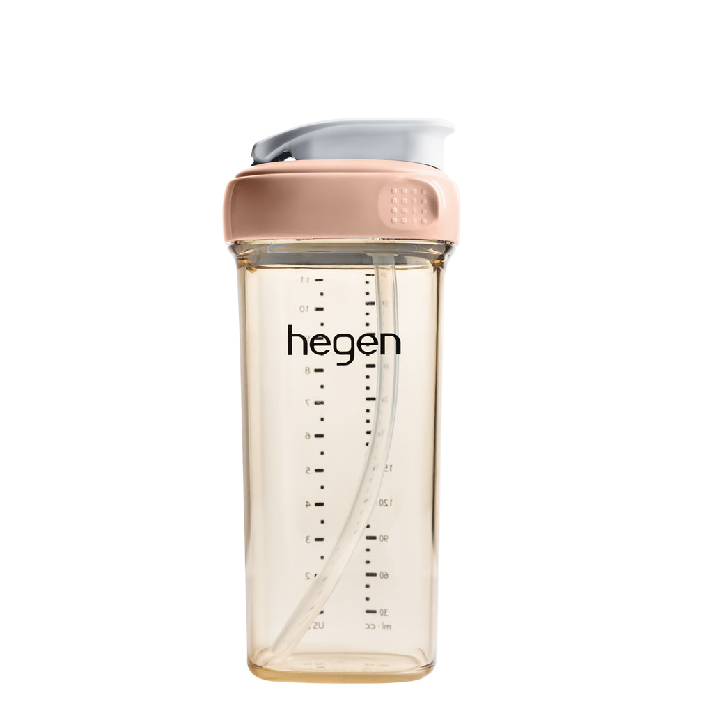 Hegen Straw Cup Ppsu Drinking Bottle 330ml Color