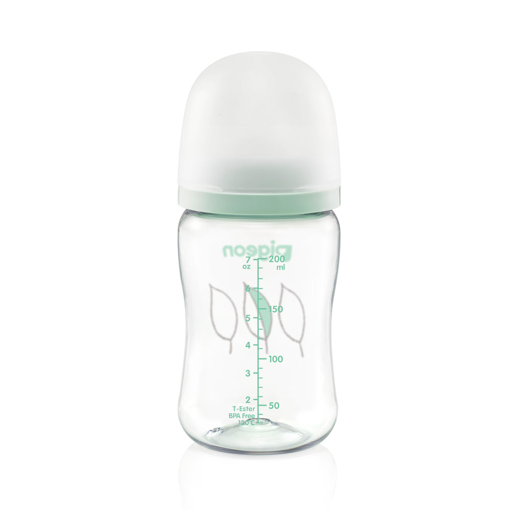 T-Ester Pigeon SofTouch 3 milk bottle - Leaves