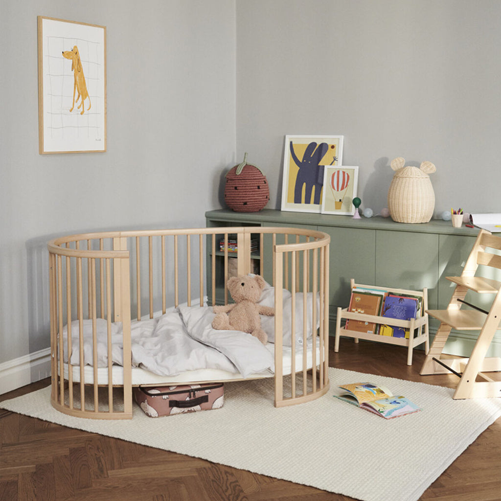 Stokke® Sleepi™ bed V3 Nôi thông minh có bánh xe và điều chỉnh độ cao [nhiều màu]