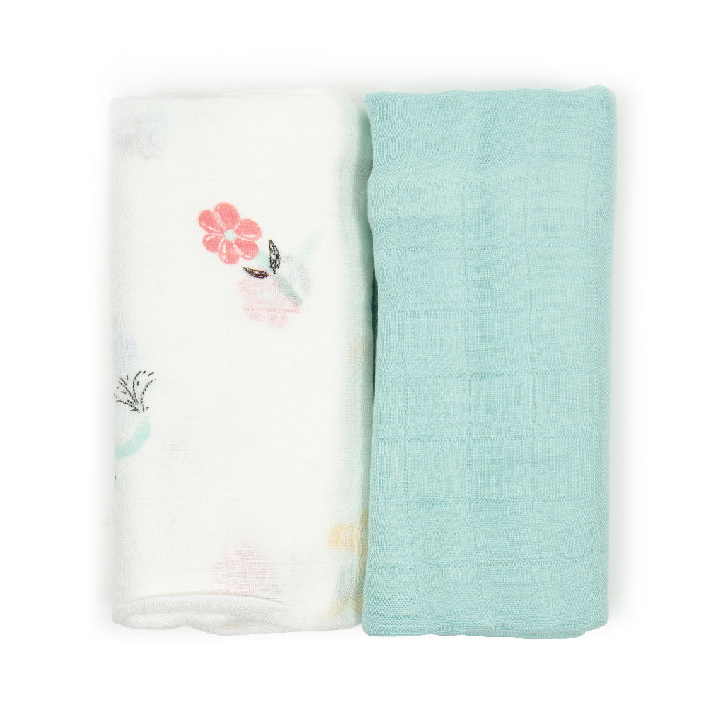 Little Rei X Maison Q Baby Wrap with Festive Pattern